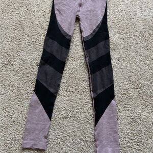 Alo Stylish Black and Pink Leggings
